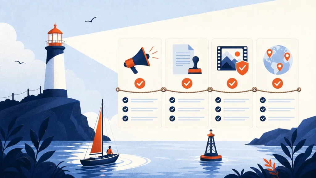 Sponsorship Disclosures and Permissions in an AI Workflow