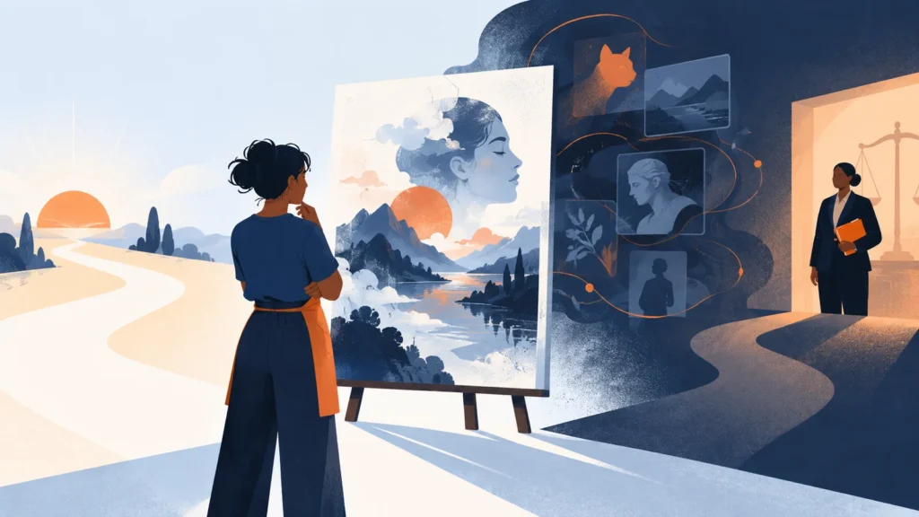 When an AI Sketch Isn't Yours to Release